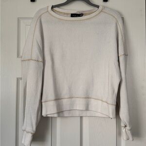 White Out from Under Waffle Knit